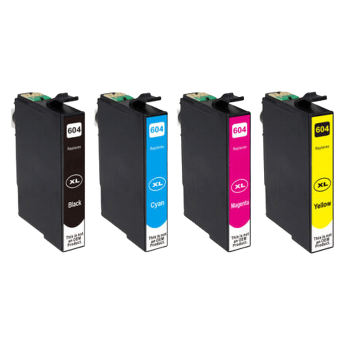 4 stk. Epson 604XL Printerpatron rabatpakke - Kompatibel