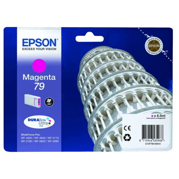 C13T79134010 Epson 79 magenta Printerpatron - 6,5 ml. - Original
