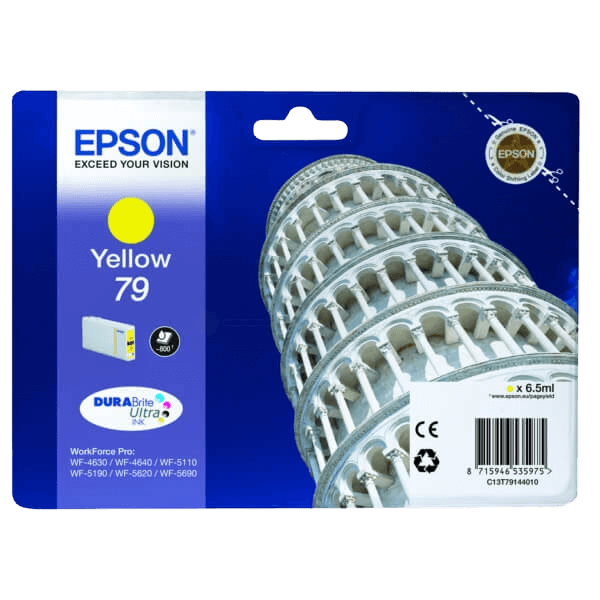C13T79144010 Epson 79 gul Printerpatron - 6,5 ml. - Original