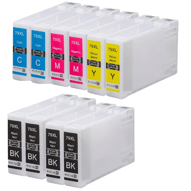 10 stk. XL Epson 79 Printerpatron rabatpakke - Kompatibel