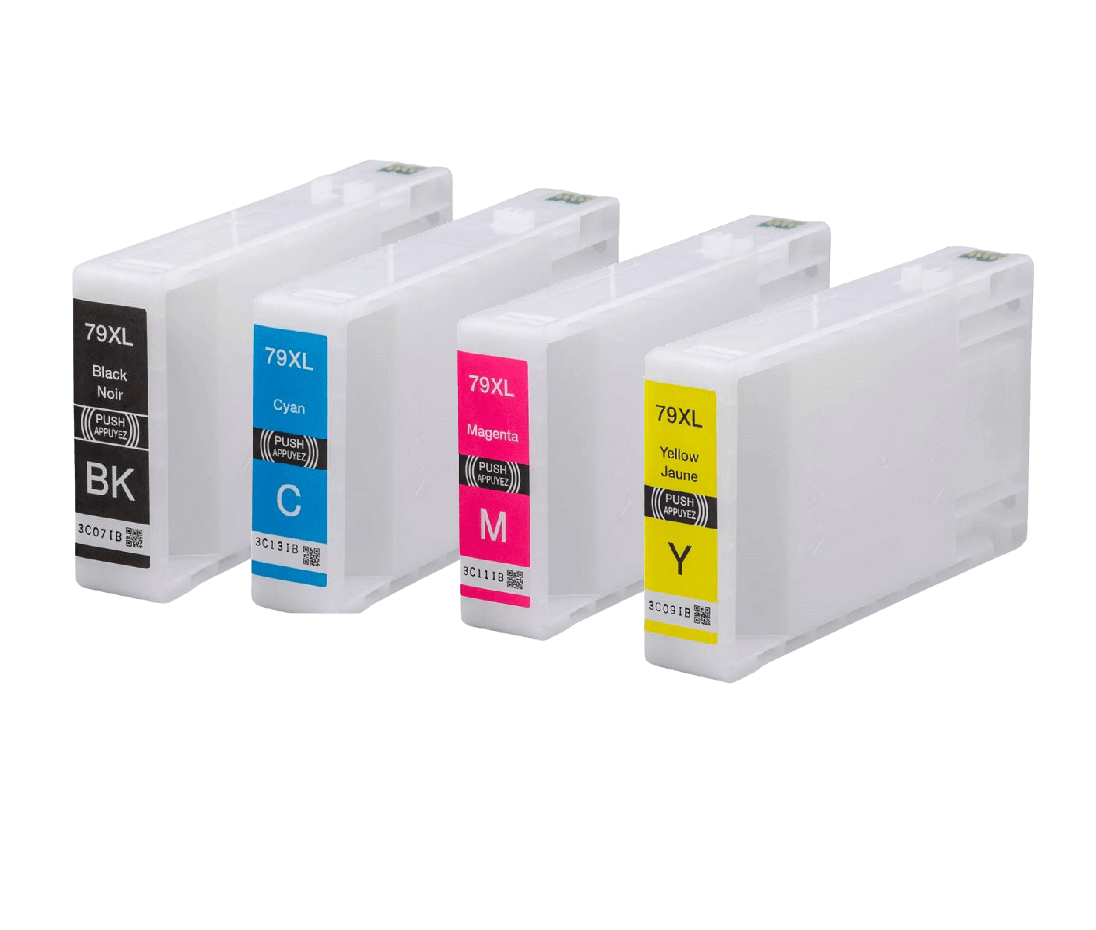 4 stk. XL Epson 79 Printerpatron rabatpakke - Kompatibel