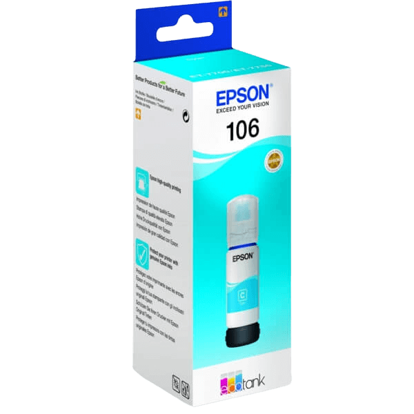 C13T00R240 Epson 106 cyan Printerpatron - 70 ml. - Original