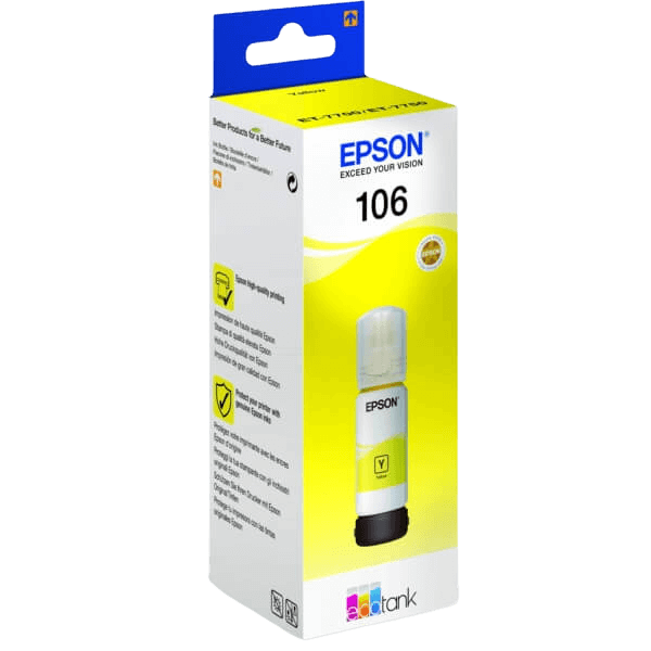 C13T00R440 Epson 106 gul Printerpatron - 70 ml. - Original