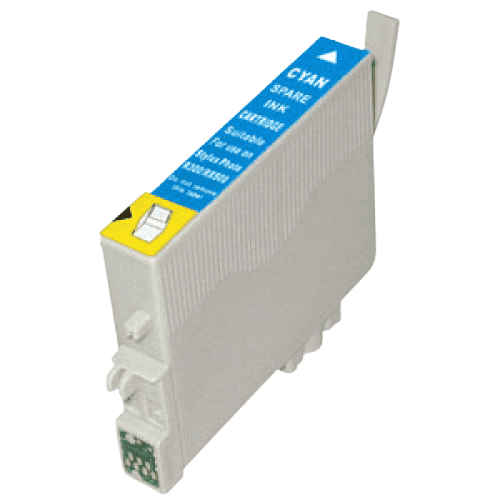 C13T04824010 Epson T0482 cyan Printerpatron - 13 ml. - Kompatibel