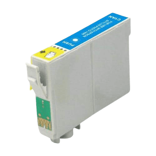 C13T06124010 Epson T0612 cyan Printerpatron - 13 ml. - Kompatibel