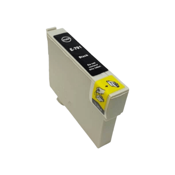 C13T07914010 Epson T0791 sort XL Printerpatron - 15 ml. - Kompatibel