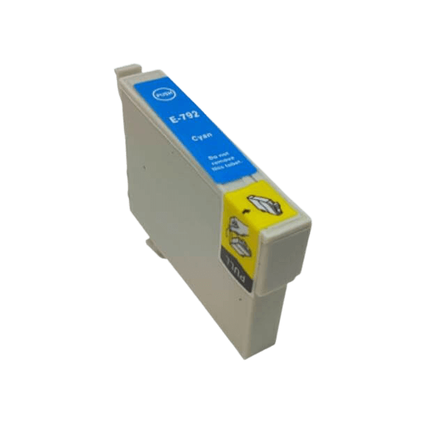 C13T07924010 Epson T0792 cyan XL Printerpatron - 15 ml. - Kompatibel
