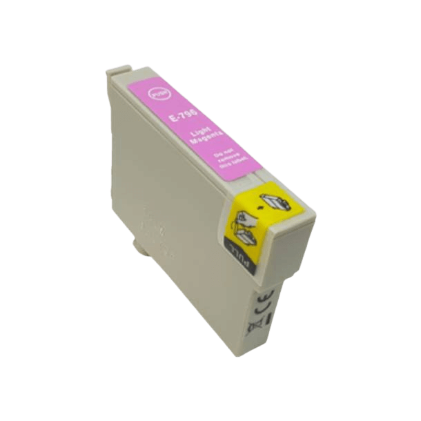 C13T07964010 Epson T0796 lys magenta XL Printerpatron - 15 ml. - Kompatibel