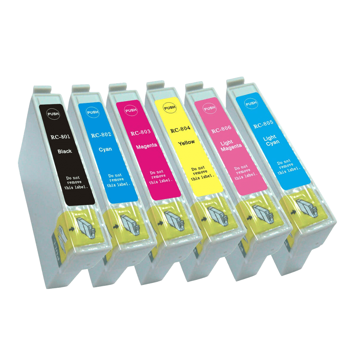 6 stk. Epson T0801 Printerpatron rabatpakke - Kompatibel