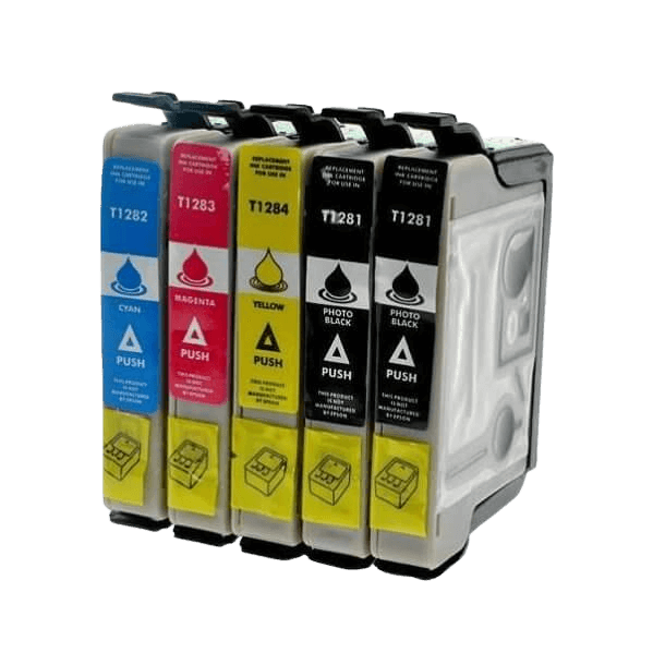 5 stk. Epson T1281 Printerpatron rabatpakke - Kompatibel