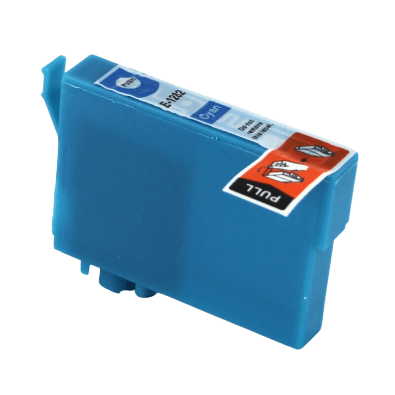 C13T12824011 Epson T1282 cyan Printerpatron - 11 ml. - Kompatibel