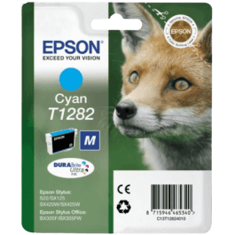 C13T12824012 Epson T1282 cyan Printerpatron - 3,5 ml. - Original