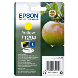 C13T12944012 Epson T1294 gul XL Printerpatron - 7 ml. - Original