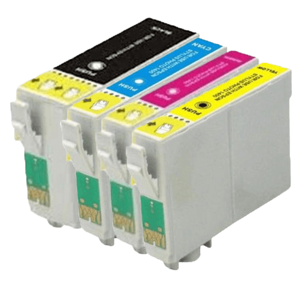 4 stk. XXL Epson T1301 Printerpatron rabatpakke - Kompatibel