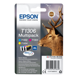 C13T13064012 Epson T1306 CMY XXL Printerpatron - 3x10,1 ml. - Original