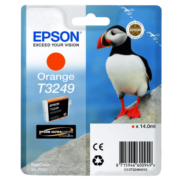 C13T32494010 Epson T3249 Printerpatron - 14 ml. - Original