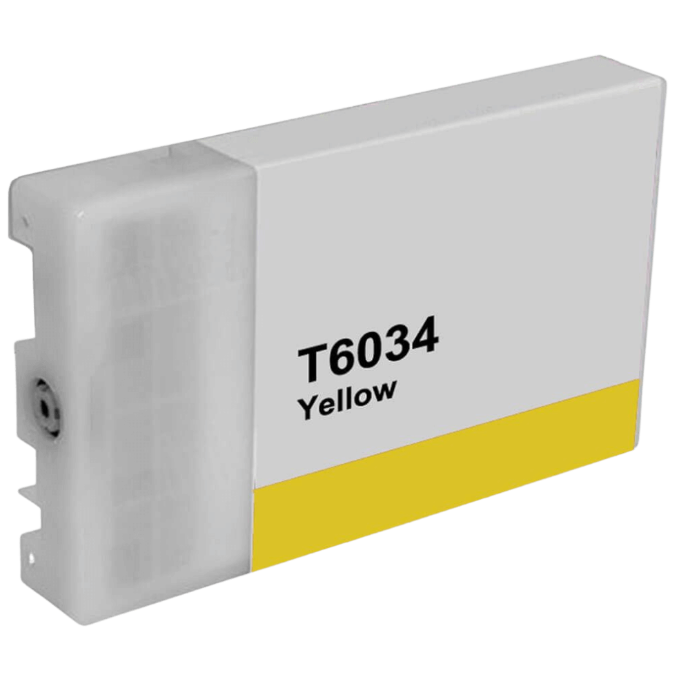 C13T603400 Epson T6034 gul XL Printerpatron - 220 ml. - Kompatibel