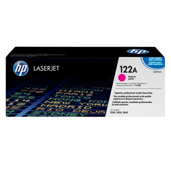 Q3963A HP 122A magenta Printerpatron - 4000 sider - Original
