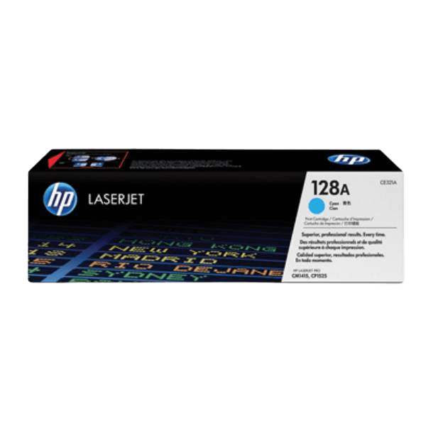 CE321A HP 128A cyan Printerpatron - 1300 sider - Original