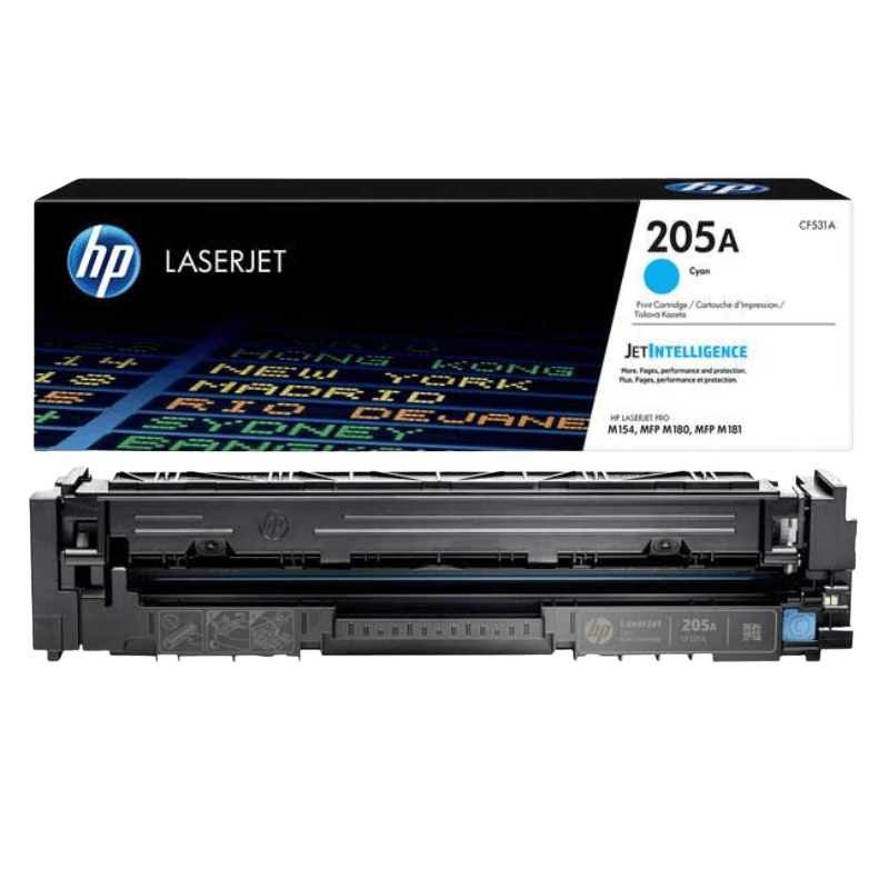 CF531A HP 205A cyan Printerpatron - 900 sider - Original