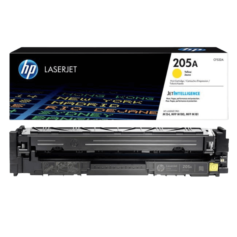 CF532A HP 205A gul Printerpatron - 900 sider - Original