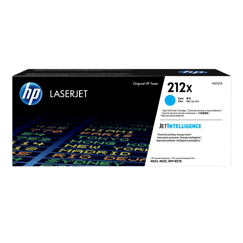 W2121X HP 212X cyan XL Printerpatron - 10000 sider - Original