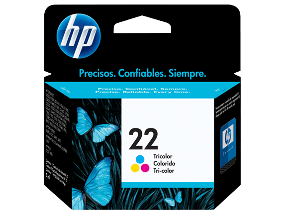 C9352AE HP 22 3 farver i én Printerpatron - 5 ml. - Original