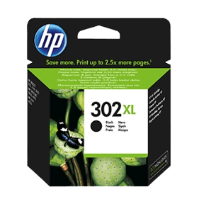 F6U68AE HP 302XL sort XL Printerpatron - 8,5 ml. - Original