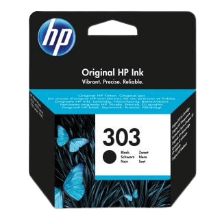 T6N02AE HP 303 sort Printerpatron - 4 ml. - Original