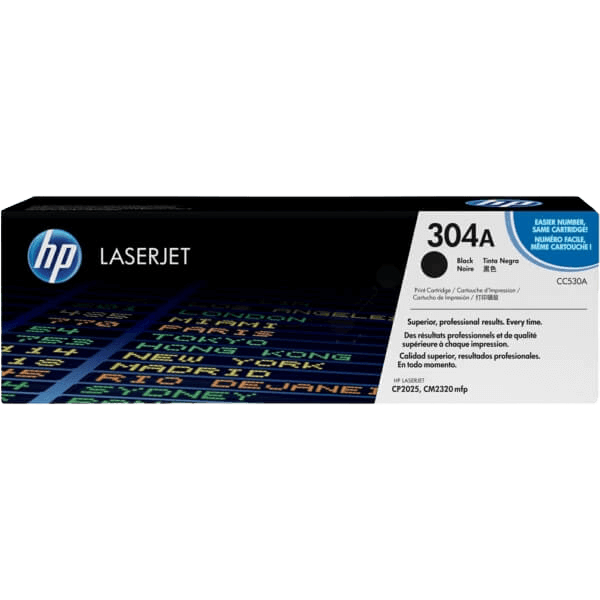 CC530A HP 304A sort XL Printerpatron - 3500 sider - Original