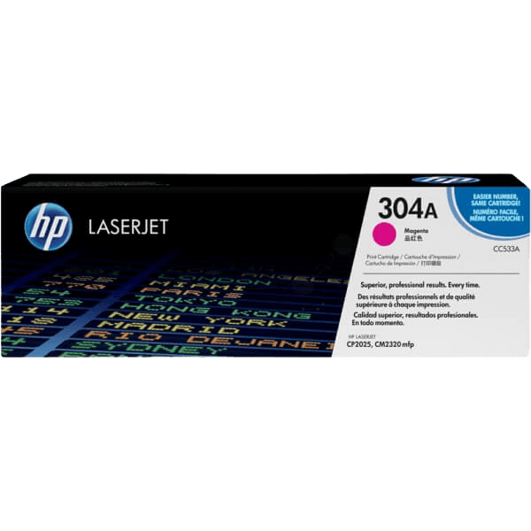 CC533A HP 304A magenta XL Printerpatron - 2800 sider - Original
