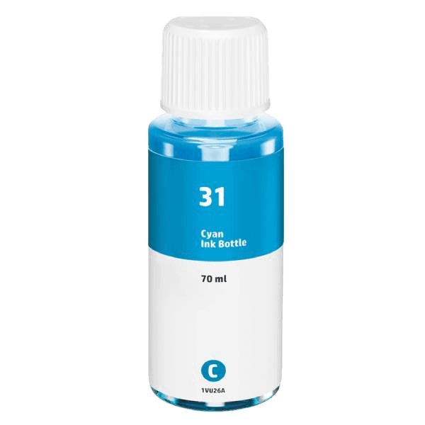 1VU26AE HP 31 cyan Printerpatron - 8000 sider - Kompatibel