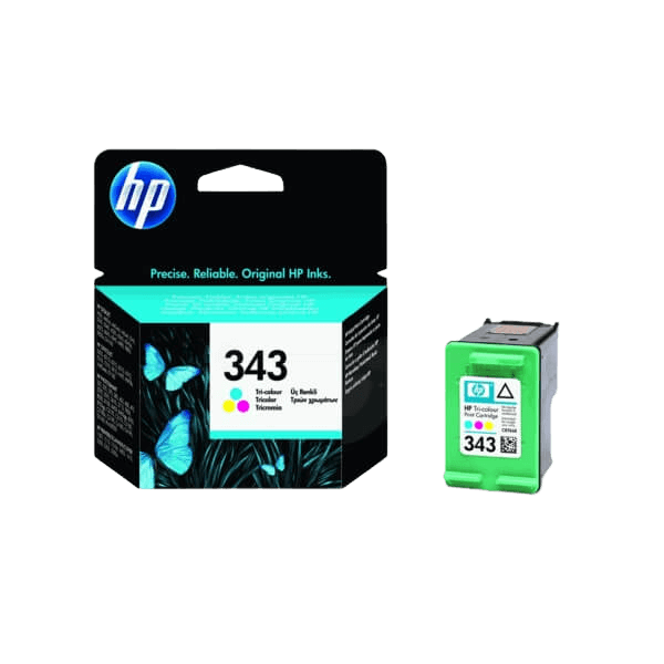C8766EE HP 343 3 farver i én Printerpatron - 7 ml. - Original