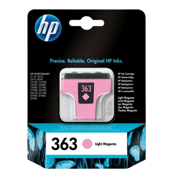 C8775EE HP 363 lys magenta Printerpatron - 4 ml. - Original
