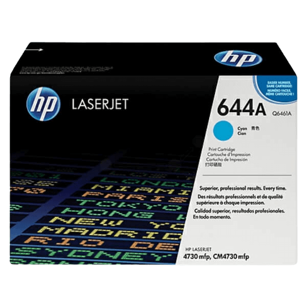 Q6461A HP 644A cyan Printerpatron - 12000 sider - Original