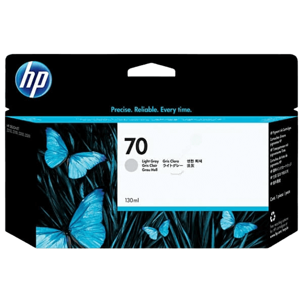 C9451A HP 70 lys grå Printerpatron - 130 ml. - Original