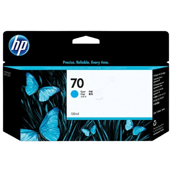 C9452A HP 70 cyan Printerpatron - 130 ml. - Original