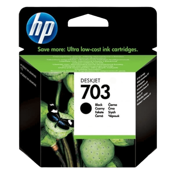 CD887AE HP 703 sort Printerpatron - 4 ml. - Original