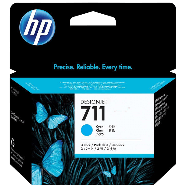 CZ134A HP 711 cyan XL Printerpatron - 87 ml. - Original