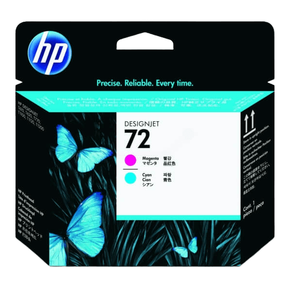 C9383A HP 72 cyan / magenta Printerpatron - Original