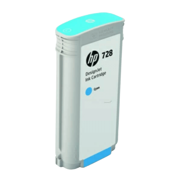 F9J67A HP 728 cyan XL Printerpatron - 130 ml. - Original