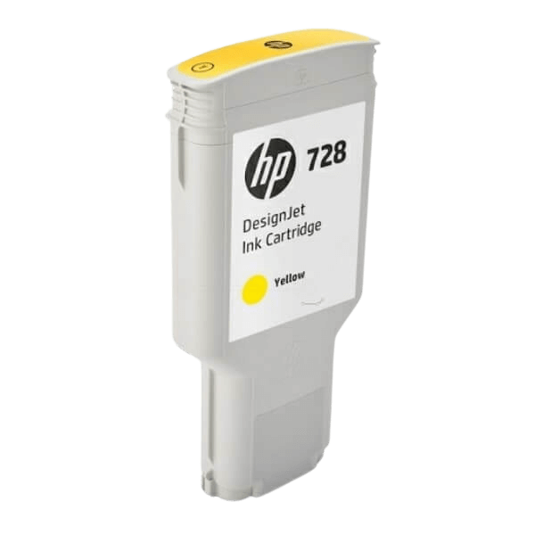 F9K15A HP 728 sort / gul Printerpatron - Original