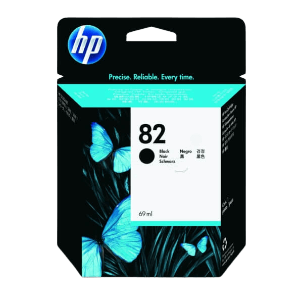 CH565A HP 82 sort Printerpatron - 69 ml. - Original