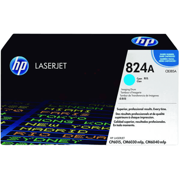 CB385A HP 824A cyan Printerpatron - 35000 sider - Original