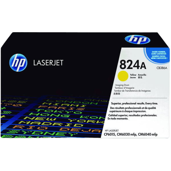 CB386A HP 824A gul Printerpatron - 35000 sider - Original