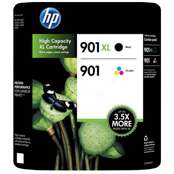 SD519AE HP 901 CMYK XL Printerpatron - 700 sider - Original