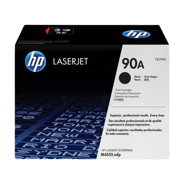 CE390A HP 90A sort Printerpatron - 10000 sider - Original