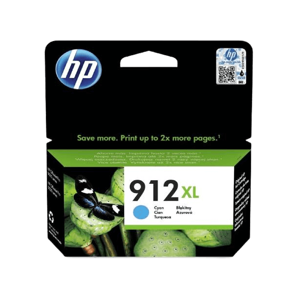 3YL81AE HP 912XL cyan XL Printerpatron - 825 sider - Original