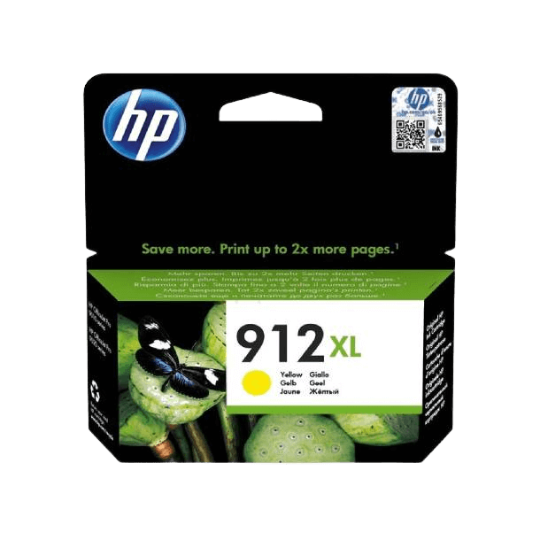 3YL83AE HP 912XL gul XL Printerpatron - 825 sider - Original