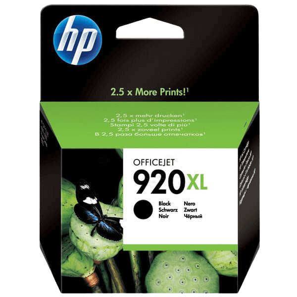 CD975AE HP 920 sort XL Printerpatron - 1200 sider - Original